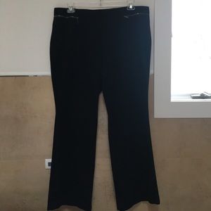 Alfani Pull-on Black Pants 20W